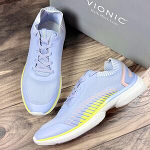 Vionic Embolden NO INSOLE Blue Haze Mesh Walking Sneakers Lightweight Support 9M